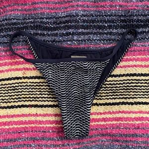 Miss bikini Luxe medium gold sparkly bottom